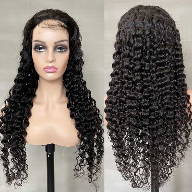 Cheap 150 Density Deep Wave 4x4 Lace Wig from China manufacturer - FBL Hair